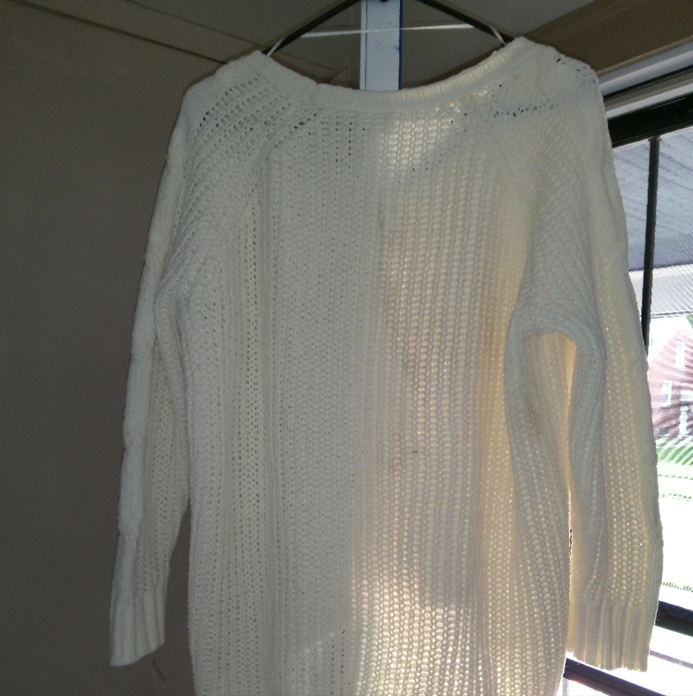 Brand new white sweater